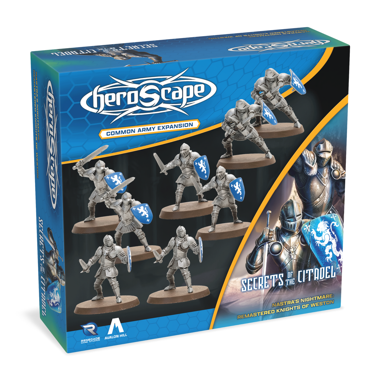 Secrets of the Citadel: Knights of Weston Remastered Army Expansion - Unpainted Standard Edition (PRE-ORDER)-All Things Heroscape