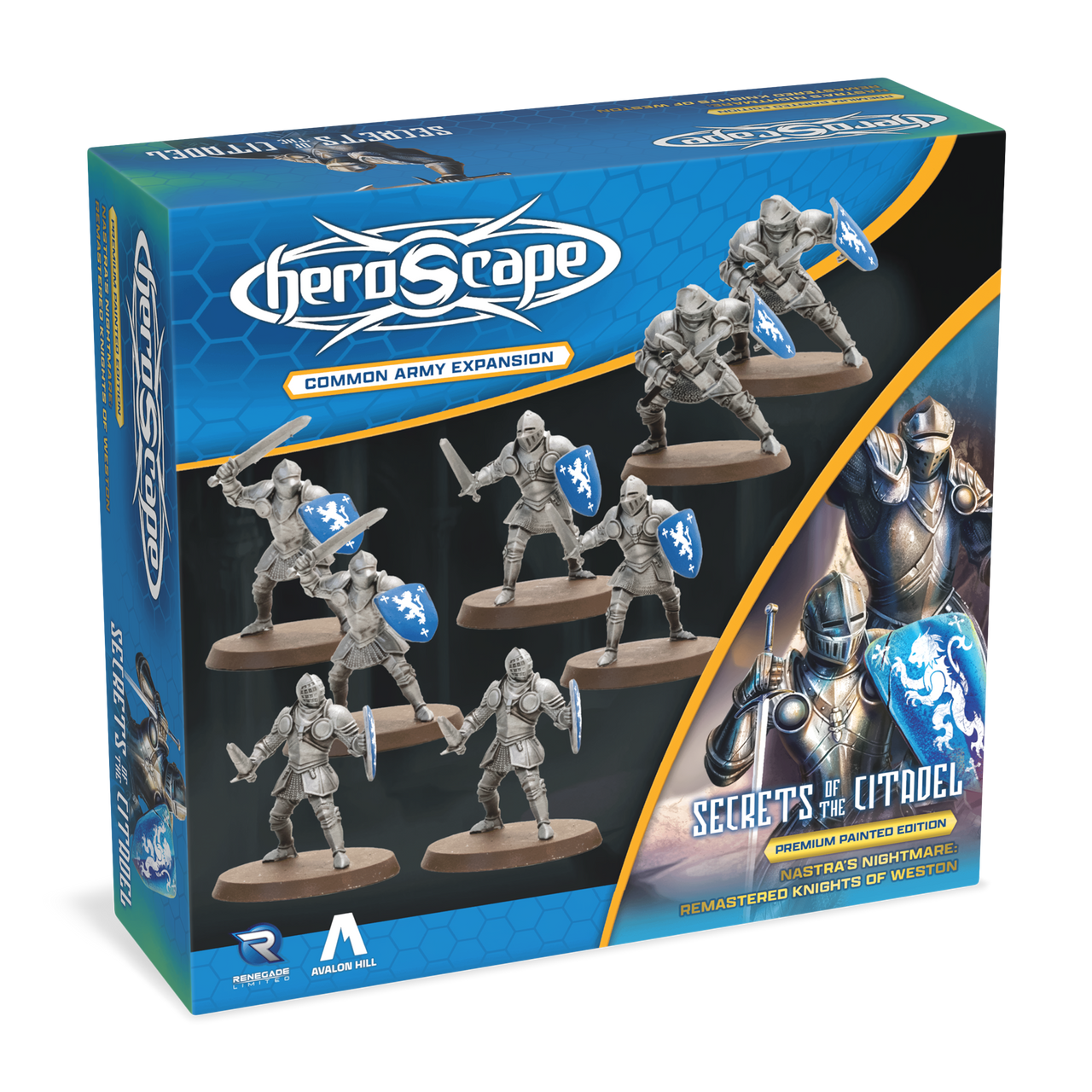 Secrets of the Citadel: Knights of Weston Remastered Army Expansion - Pre-Painted Premium Edition (PRE-ORDER)-All Things Heroscape