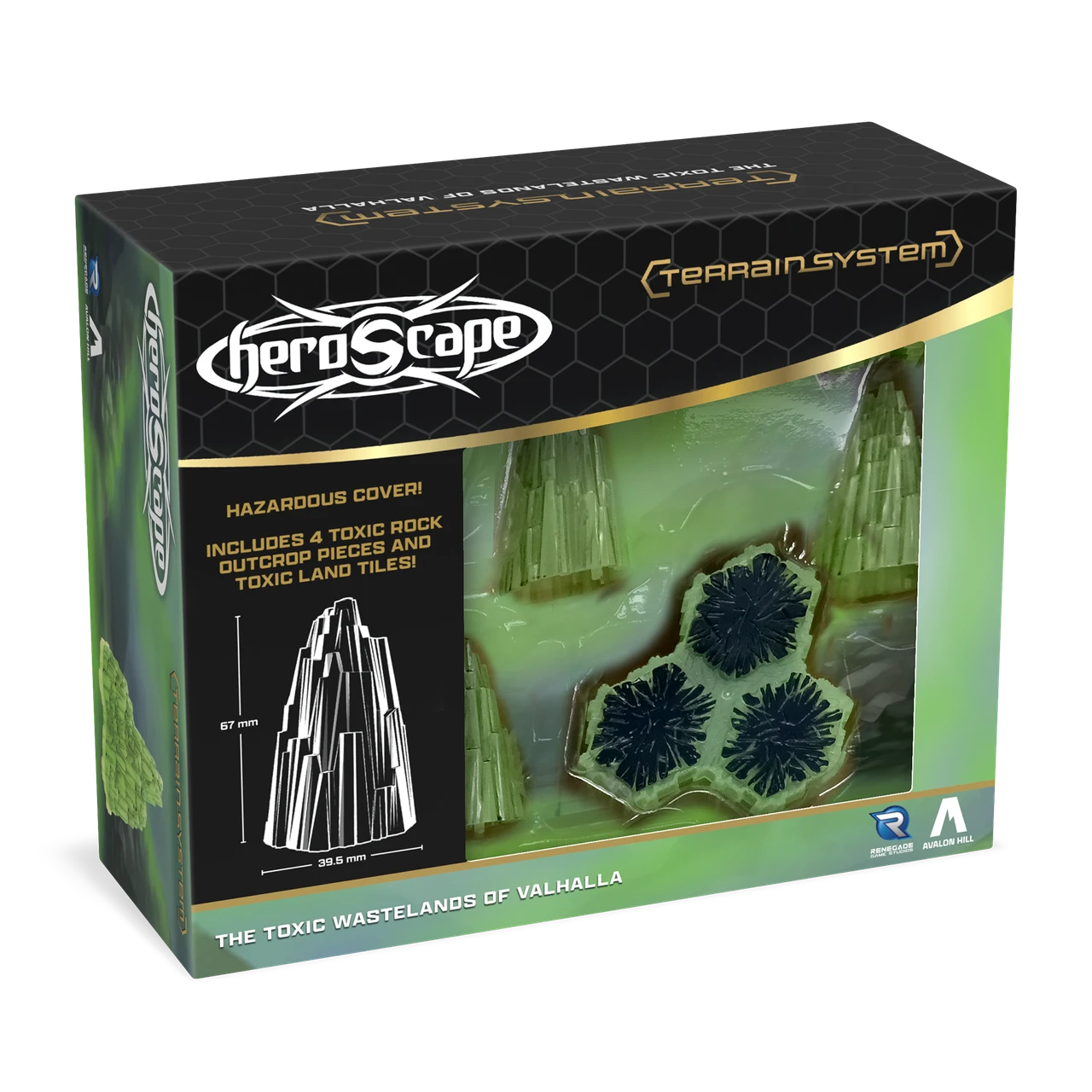 Heroscape: Toxic Wastelands of Valhalla Terrain Expansion (PRE-ORDER)-All Things Heroscape