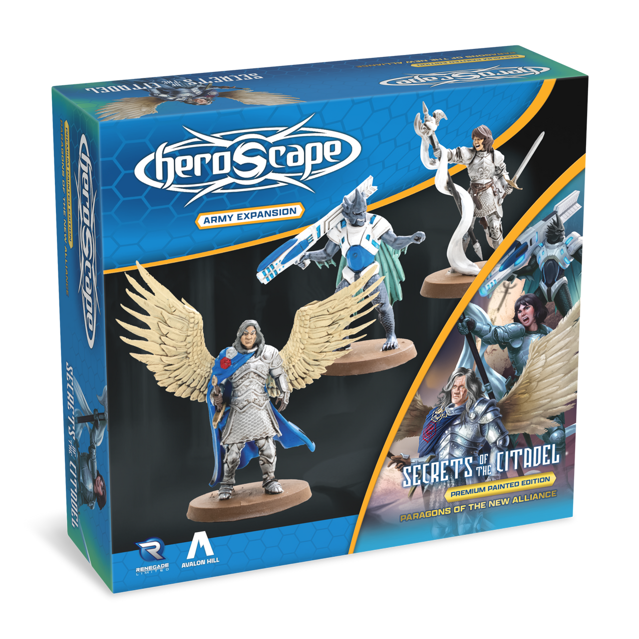 Secrets of the Citadel: Paragons of the New Alliance Army Expansion - Pre-Painted Premium Edition (PRE-ORDER)-All Things Heroscape