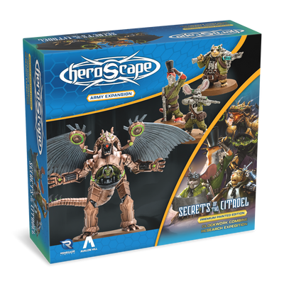 Secrets of the Citadel: Clockwork Combine Research Expedition Army Expansion - Pre-Painted Premium Edition (PRE-ORDER)-All Things Heroscape