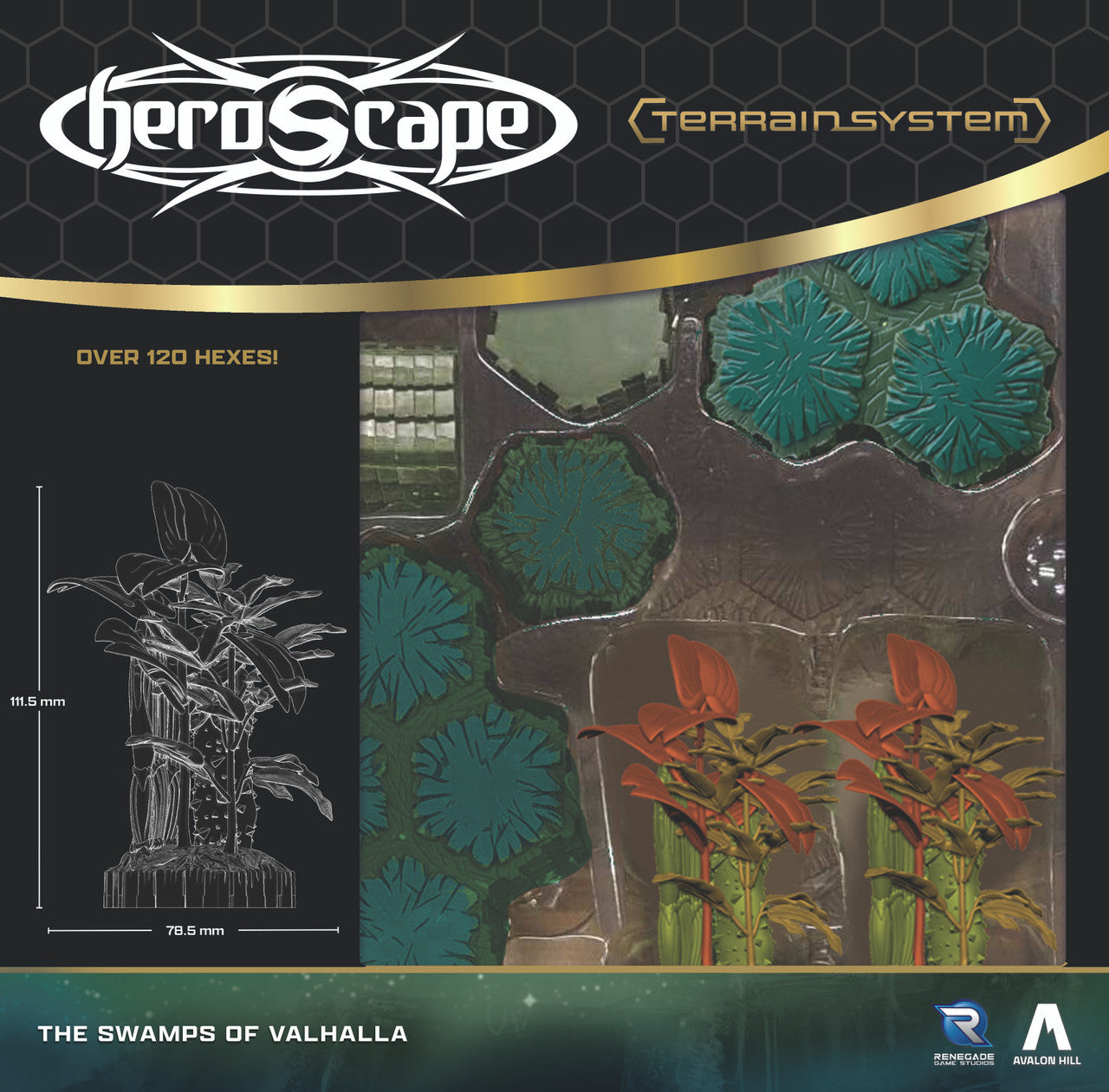 Heroscape: The Swamps of Valhalla Terrain Expansion-All Things Heroscape