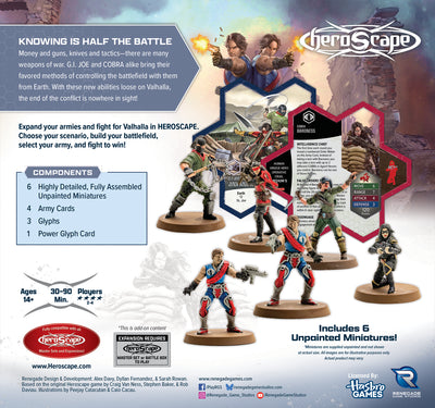 G. I. JOE Heroscape: Strike Forces Army Expansion - Unpainted Standard Edition (PRE-ORDER)-All Things Heroscape