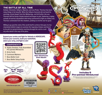 Thormun's Thunder: Thormun & Kraken Army Expansion - Pre-Painted Premium Edition (PRE-ORDER)-All Things Heroscape