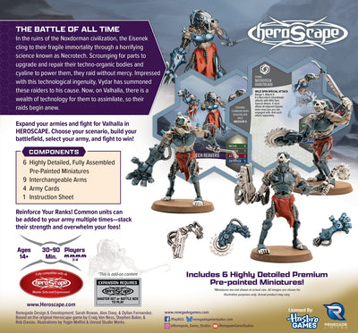 Thormun's Thunder: Upgraded Necrotech Reavers Common Army Expansion - Pre-Painted Premium Edition (PRE-ORDER)-All Things Heroscape