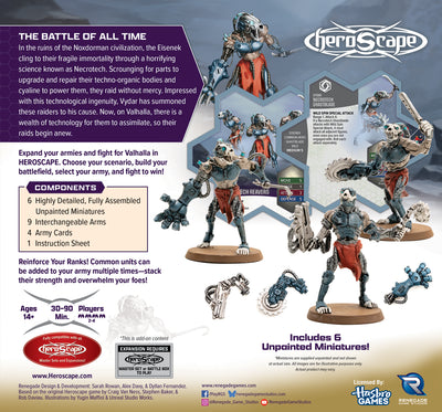 Thormun's Thunder: Upgraded Necrotech Reavers Common Army Expansion - Unpainted Standard Edition (PRE-ORDER)-All Things Heroscape