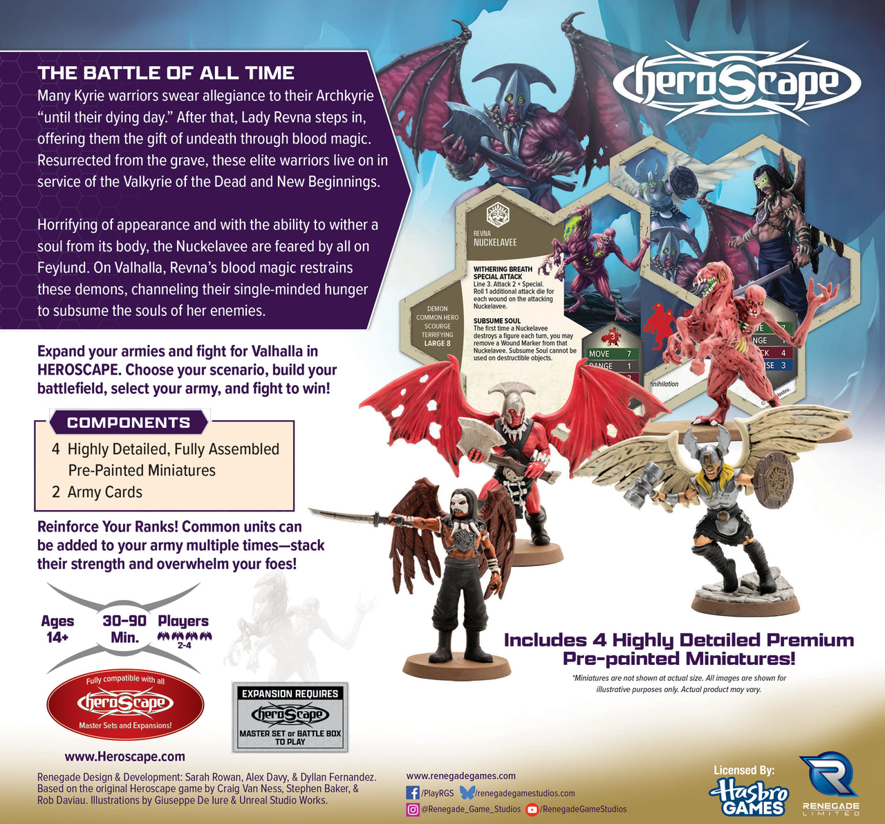 Thormun's Thunder: Revenants of Revna & Nuckelavee Common Army Expansion - Pre-Painted Premium Edition (PRE-ORDER)-All Things Heroscape