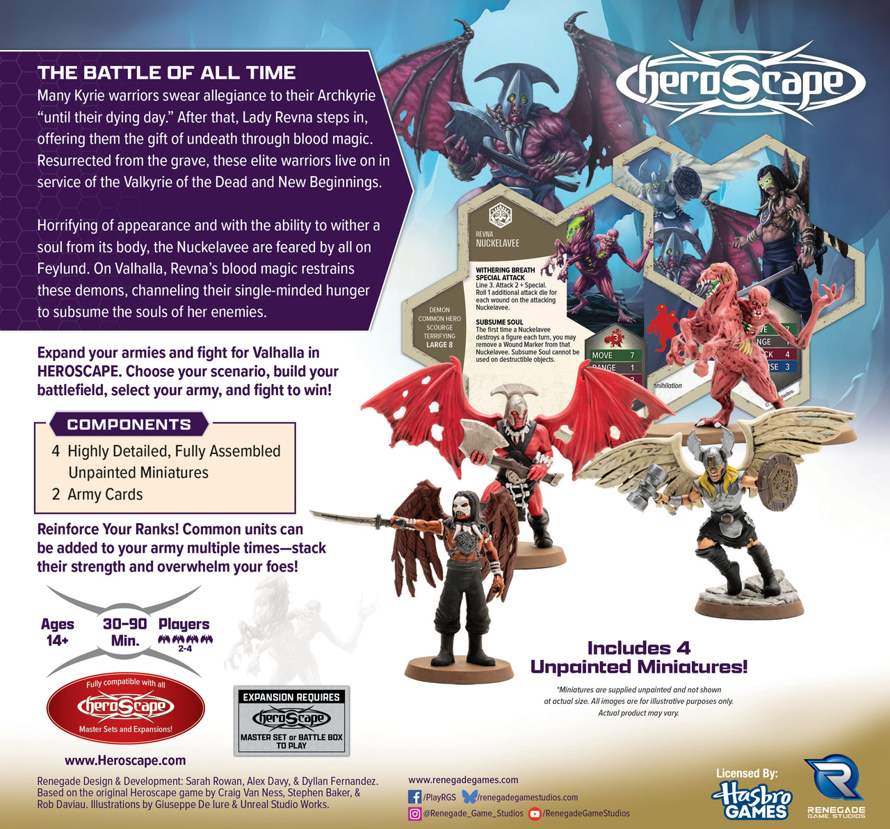 Thormun's Thunder: Revenants of Revna & Nuckelavee Common Army Expansion - Unpainted Standard Edition (PRE-ORDER)-All Things Heroscape