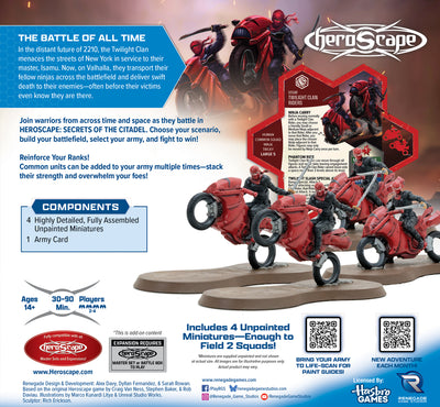 Secrets of the Citadel: Twilight Clan Riders Army Expansion - Unpainted Standard Edition (PRE-ORDER)-All Things Heroscape