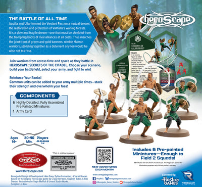 Secrets of the Citadel: Students of Kalari Payatt Army Expansion - Pre-Painted Premium Edition (PRE-ORDER)-All Things Heroscape