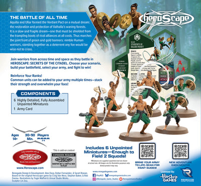 Secrets of the Citadel: Students of Kalari Payatt Army Expansion - Unpainted Standard Edition (PRE-ORDER)-All Things Heroscape