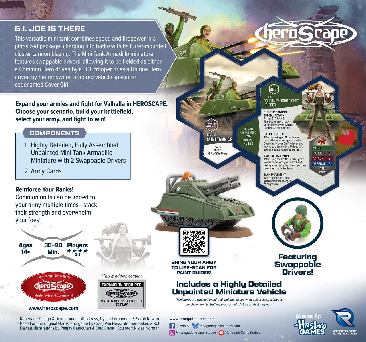 G. I. Joe is There: Mini Tank Armadillo Army Expansion - Unpainted Standard Edition (PRE-ORDER)