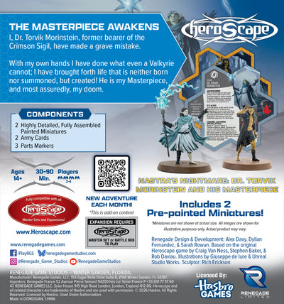 Secrets of the Citadel: Dr. Torvik Morinstein & his Masterpiece Army Expansion - Pre-Painted Premium Edition (PRE-ORDER)-All Things Heroscape