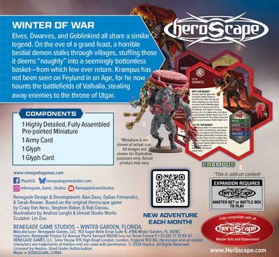 Secrets of the Citadel: Krampus Army Expansion - Pre-Painted Premium Edition (PRE-ORDER)-All Things Heroscape