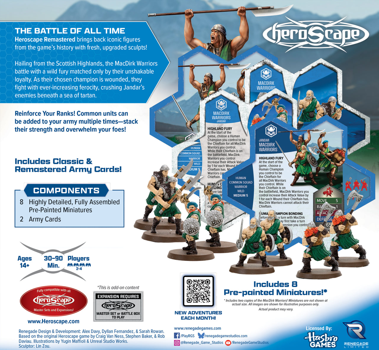 Secrets of the Citadel: MacDirk Warriors Remastered Army Expansion - Pre-Painted Premium Edition (PRE-ORDER)-All Things Heroscape