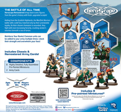 Secrets of the Citadel: MacDirk Warriors Remastered Army Expansion - Pre-Painted Premium Edition (PRE-ORDER)-All Things Heroscape