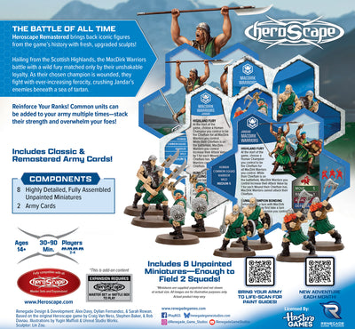 Secrets of the Citadel: MacDirk Warriors Remastered Army Expansion - Unpainted Standard Edition (PRE-ORDER)-All Things Heroscape