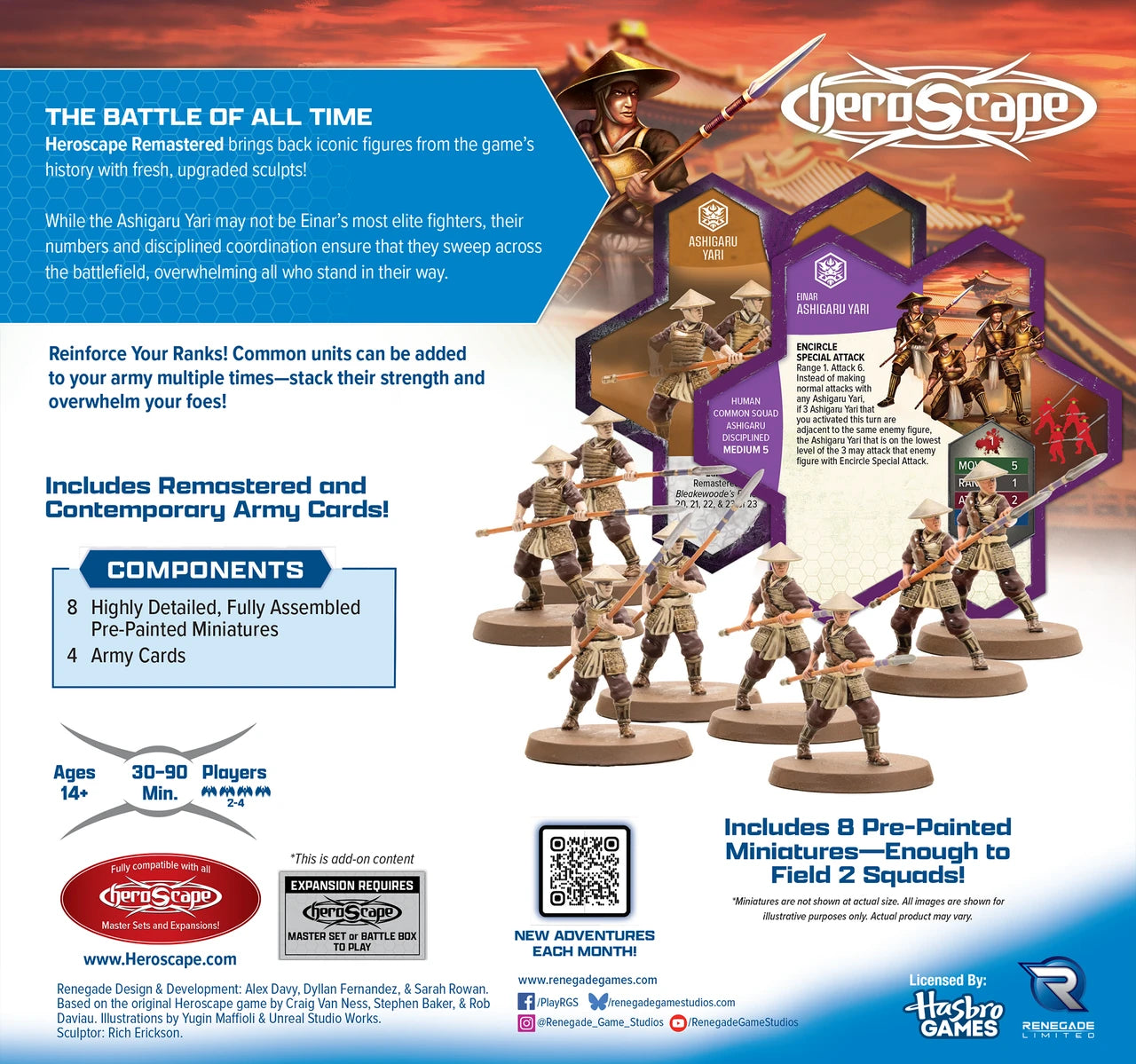 Bleakewoode's Bane: Ashigaru Yari Remastered Army Expansion - Pre-Painted Premium Edition (PRE-ORDER)