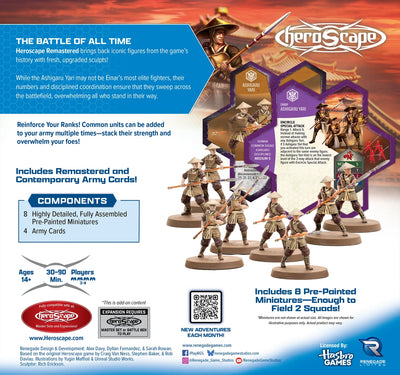 Bleakewoode's Bane: Ashigaru Yari Remastered Army Expansion - Pre-Painted Premium Edition (PRE-ORDER)
