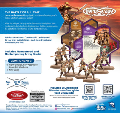 Bleakewoode's Bane: Ashigaru Yari Remastered Army Expansion - Unpainted Standard Edition (PRE-ORDER)