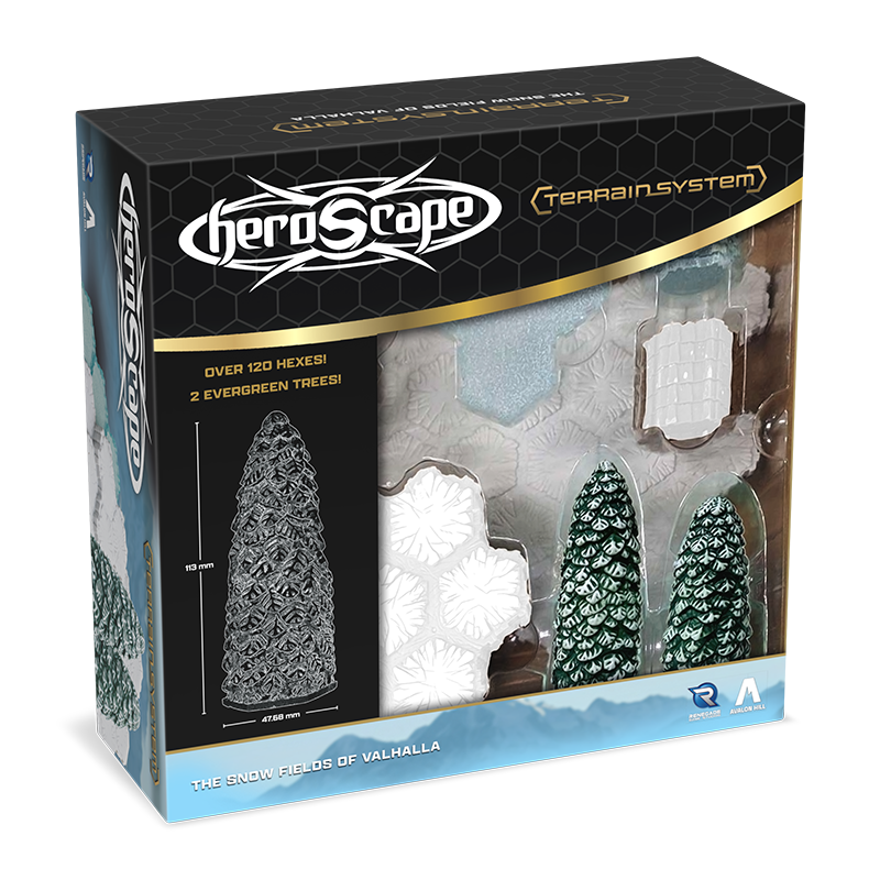 Heroscape: The Snow Fields of Valhalla Terrain Expansion-All Things Heroscape