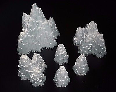Complete Glacier Ice Set-All Things Heroscape