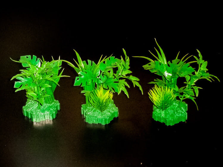 3 x Ticalla Jungle Bushes