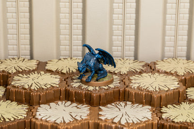 Blue Wyrmling - Common Hero-All Things Heroscape