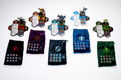 Crest of The Valkyrie - Complete Set of 5 Flag Bearers-All Things Heroscape
