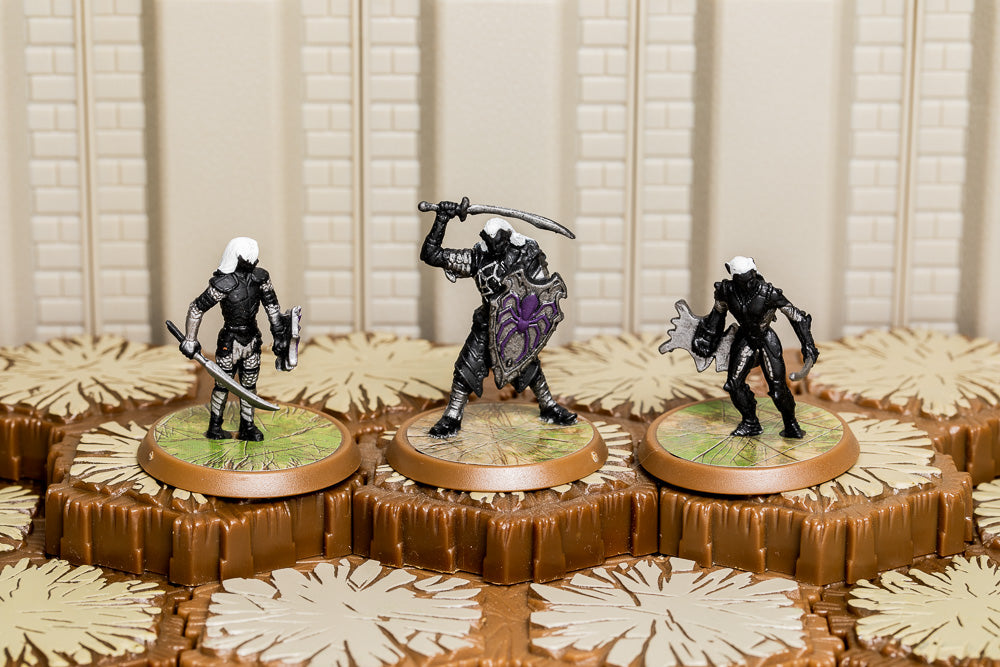 Deepwyrm Drow - Common Squad-All Things Heroscape
