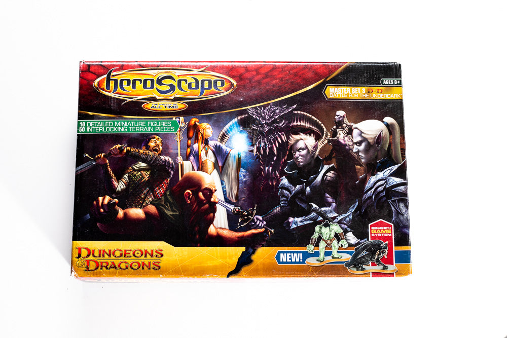 ミニチュアゲーム　[日本語訳無し] D＆D ヒーロースケープ マスターセット3 アンダーダークでの戦い (Heroscape Master Set： Battle for the Underdark) dnd-battle-for-the-underdark-