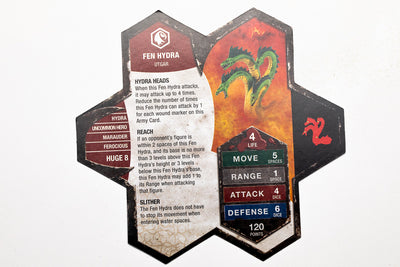 Fen Hydra - Uncommon Hero-All Things Heroscape