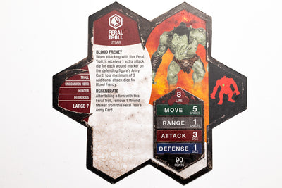 Feral Troll - Uncommon Hero-All Things Heroscape