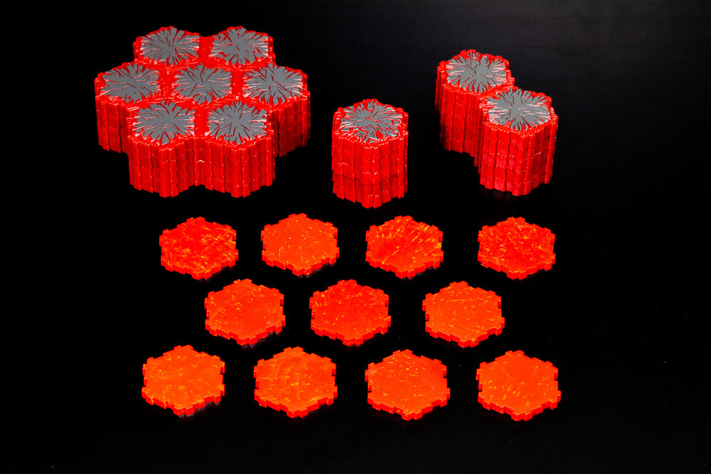 Volcarren Terrain Lot - 54 Hexes-All Things Heroscape