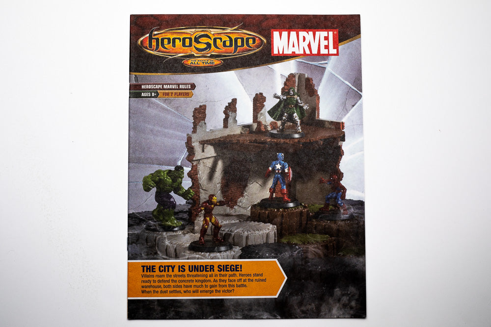 Marvel: The Battle Begins Master Set Instructions Manual-All Things Heroscape