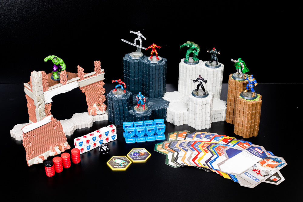 Master Set 4 - Marvel: The Conflict Begins - 100% Complete-All Things Heroscape