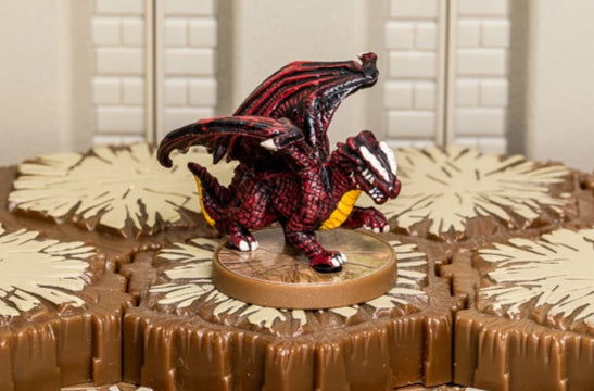 Red Wyrmling - Common Hero-All Things Heroscape
