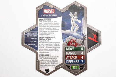 Silver Surfer - Unique Hero-All Things Heroscape