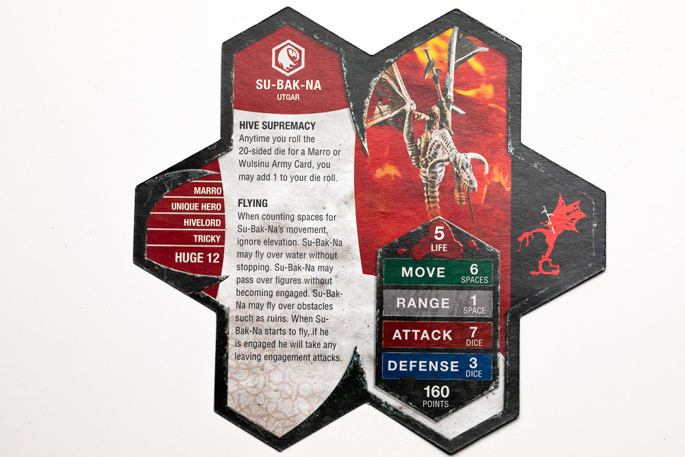 Su-Bak-Na - Unique Hero-All Things Heroscape