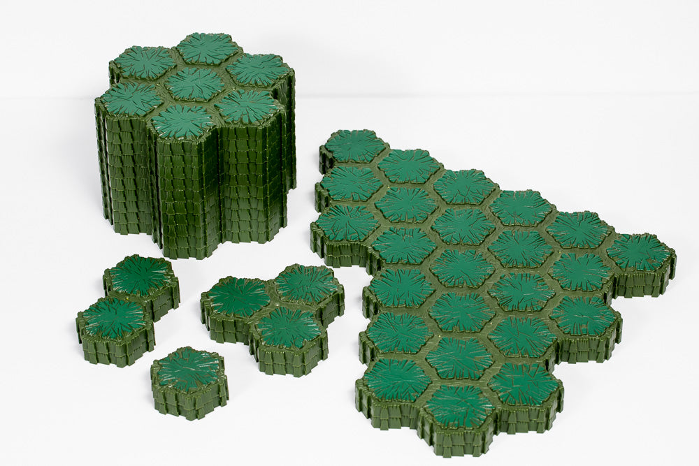 Swamp Land Lot - 130 Hexes-All Things Heroscape