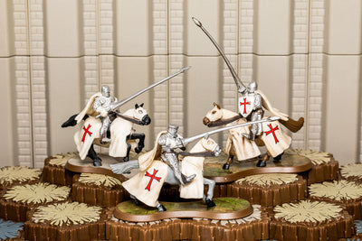 Templar Cavalry Knights - Common Squad-All Things Heroscape