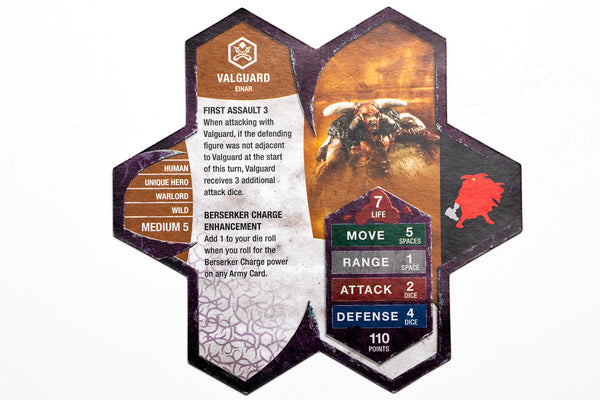 Valguard - Unique Hero - All Things Heroscape