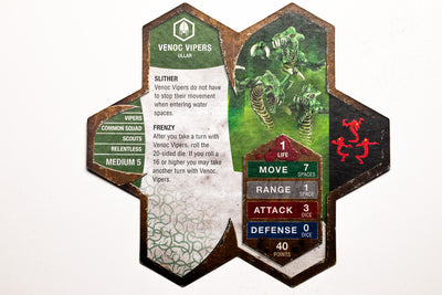 Venoc Vipers - Common Squad-All Things Heroscape