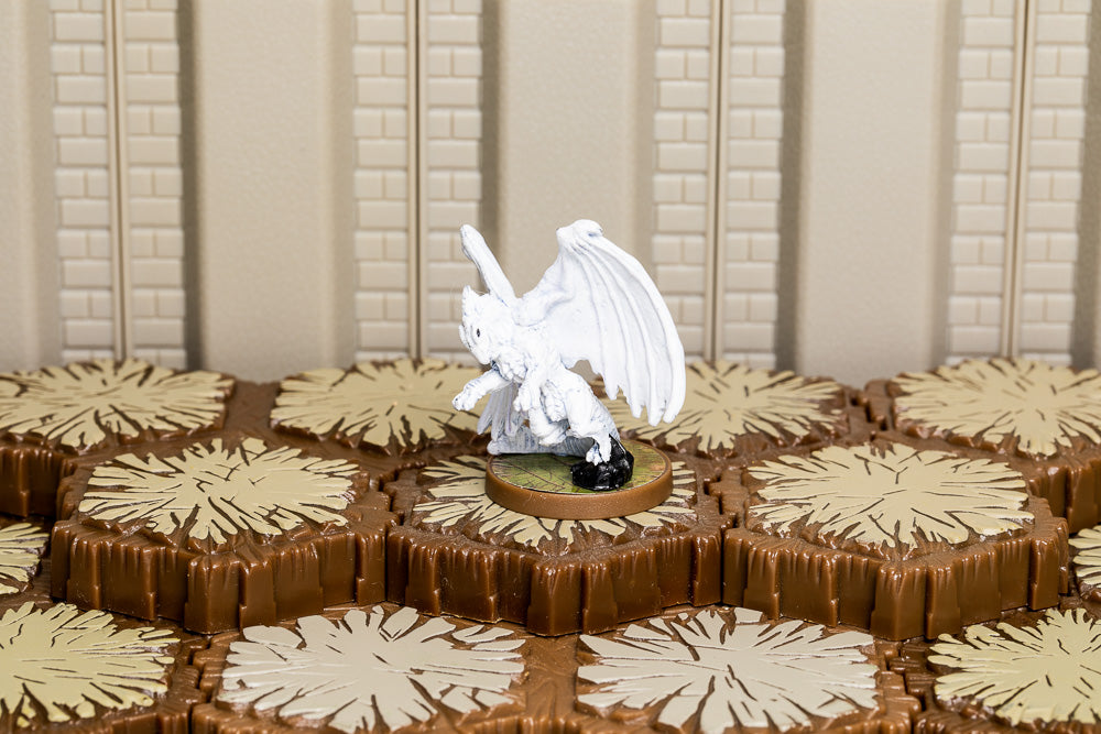 White Wyrmling - Common Hero-All Things Heroscape